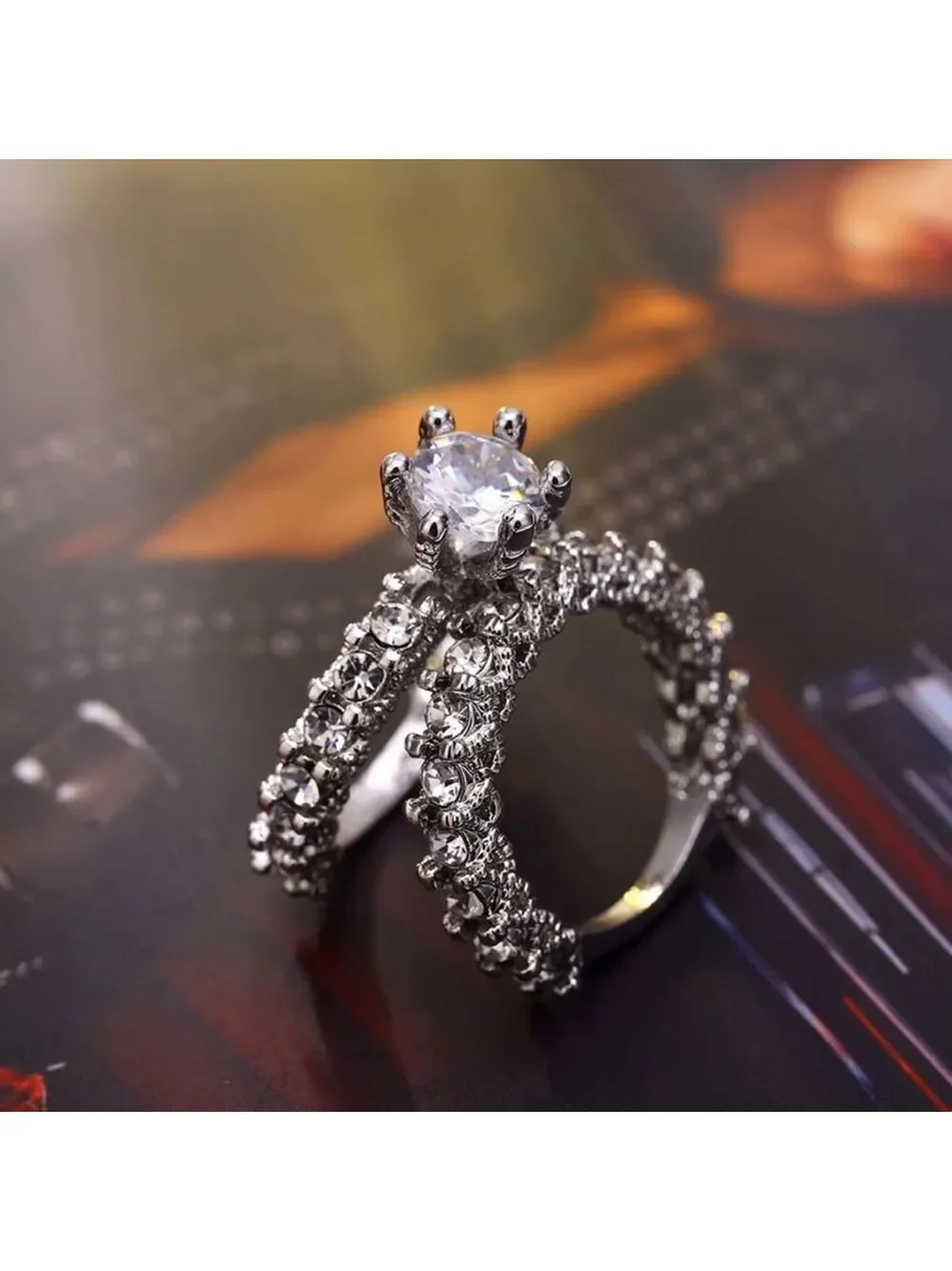 925 INFINTY WEDDING RING SIZE